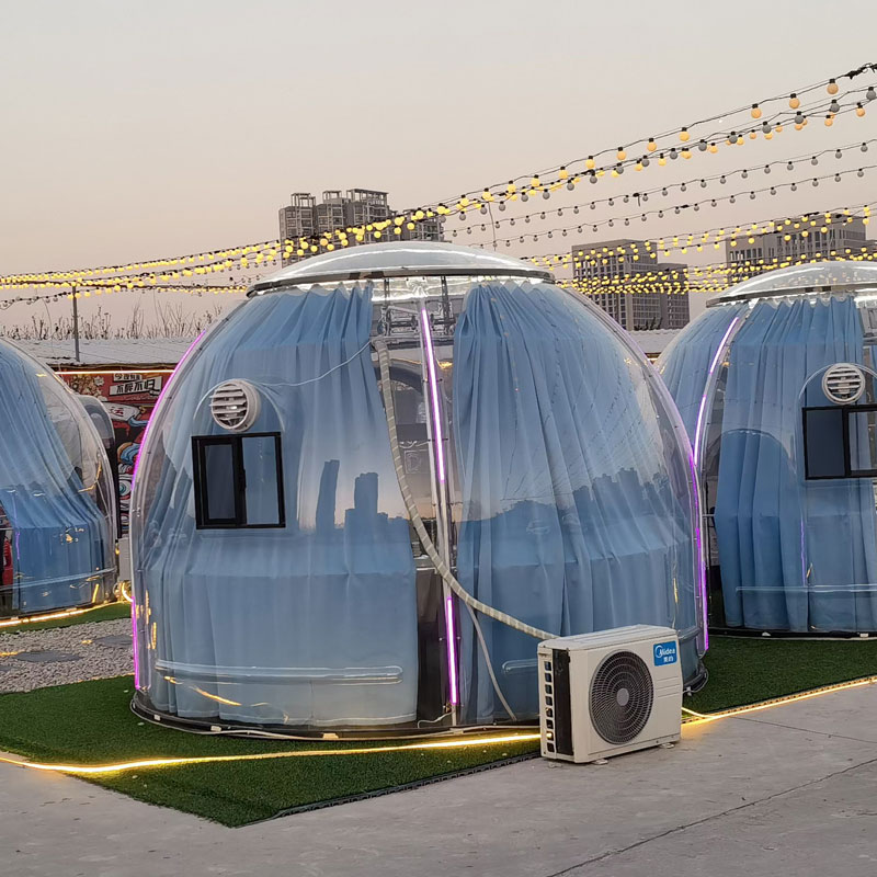 Bubble House Поликарбонатна прозрачна къща